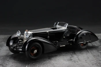 СМС на 1:18 За да Benz SSK Черния Принц 1934 Класически Автомобили Лимитирана Серия Метална Модел Орнамент Играчка, Подарък За Рожден Ден