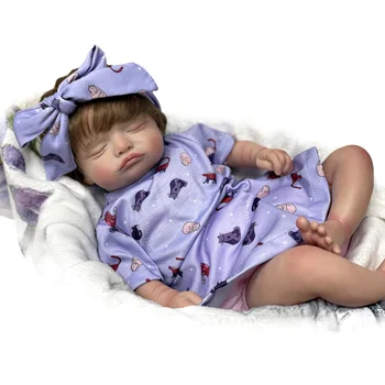 18-Инчови Кукли Rosalie Reborn С Покритие От Мек Винил, Реалистични Спящи Bebe Reborn За Детски Играчки Bebes Преродения