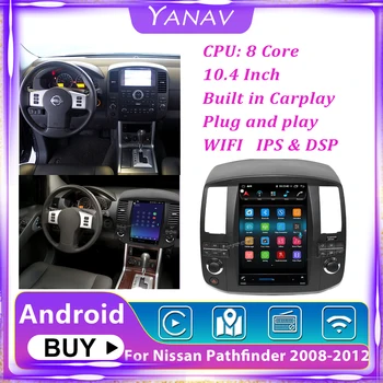 8 Основната Tesla Стил Android Автомобилен Радиоприемник За Nissan Navara Pathfinder 2008-2012 Мултимедиен Плейър GPS Навигация Авто Стерео