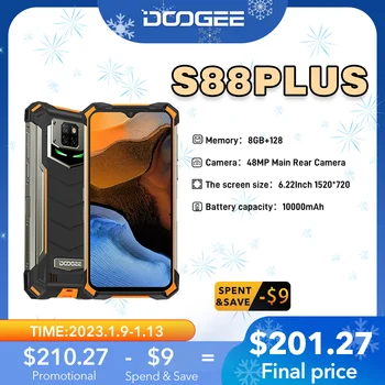 DOOGEE S88 Plus Здрав Телефон 6,3 