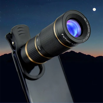 HD Телефон Телескоп Обектив 18X оптично Увеличение За Iphone Смартфон Samsung Лентата Телеобектив