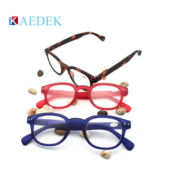 KAEDEK 2020 Тенденция на Нови Цветни Очила За Четене В Европейски стил ретро, Качествени Мъжки И Дамски Очила За Очите С Гъвкав Стъкло Lesebrillen