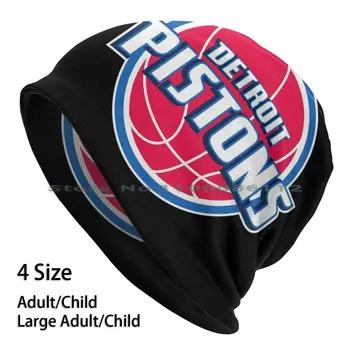 Old , Pistons - Detroit Тенденции Шапки Вязаная Капачка Тенденция Ретро Ретро Лого Вязаная Капачка Без Граници Skullcap Подарък Ежедневни Креативната