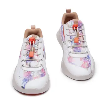 UIN 2022 Нова дамски обувки; Ежедневни обувки за пътуване с художествена рисувани; Дамски обувки без закопчалка