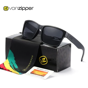 VZ Vonzipper Слънчеви Очила Квадратни Оригинални Маркови Мъжки Поляризирани Спортни Очила За Риболов Вечерни очила с UV400 9 Цвята С Калъф