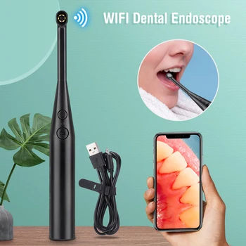 WIFI Стоматологично Огледало Мобилен Ендоскоп Камера е Широкоъгълен Здравето на Зъбите Семейство Възрастни Деца Проверка на Android и Apple Компютър