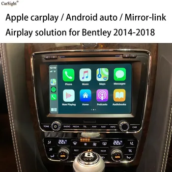 Безжично решение на Apple CarPlay Retrofit Android Auto Screen Phone Mirror за Bentley Continental GT / Flying Spur OE Infotaiment
