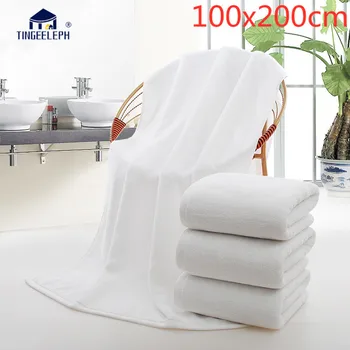Бели хавлии за баня, 100x200 см Меки и поглъщащ, премия за качество, Идеален за ежедневна употреба Хавлия от 100% памук