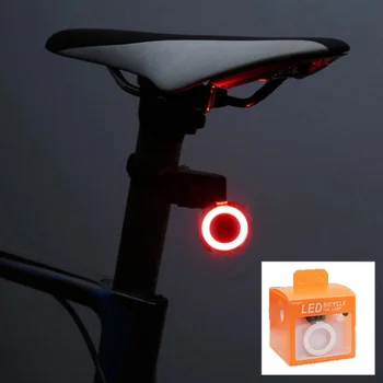 водоустойчив С Няколко Режима на Осветление на Велосипеди Фенер USB Зареждане Led Велосипеден Фенерче Светкавицата на Задните Светлини за Външна Колоездене Седалки Сигурност