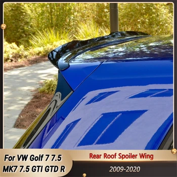 За Maxton Стил Заден Спойлер на Покрива Броня За VW Golf 7 7,5 VII MK7 MK7.5 GTI GTD R 2009-2020 ABS Пластмаса Черна Гланц