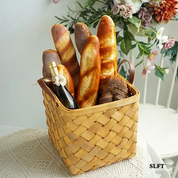 изкуствено моделиране на фалшиви храни дисплей подпори на датската сладкиши Parisien Ficelle batard френски Франзела Кроасан обрат хляб модел