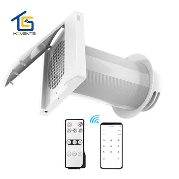 Монтиран на стената за пречистване на въздуха фен на свеж въздух вентилатор вентилатор вентилатор стая с филтър Hepa За система за вентилация