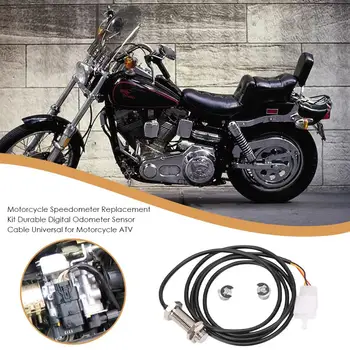 На мотоциклет за измерване на Скоростта на Подмяна на Комплект Здрав Дигитален Сензор за Километража на Кабела е Универсален за Мотор ATV