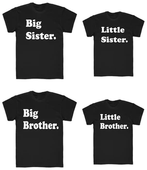 Не се съчетават и комбинират Тениски за Братя и Сестри, Най-Големи, Малки, Най-Малки Тениски за Брат и Сестра, Еднакви Тениски За Деца, Семейни Тениски