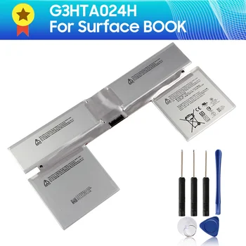 Неподправена Замяна на Батерията G3HTA023H G3HTA024H за Microsoft Surface BOOK 6800 mah + инструменти