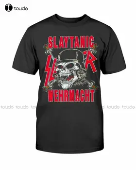 Нова Рядка Тениска 1989 Slayer Slaytanic Wehrmacht Tour World Sacrifice Грайндкор Смърт Памучен Тениска S-5Xl