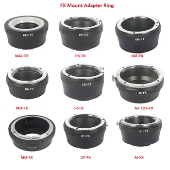 Преходни пръстен за камера Foleto FX За Canon Eos, Nikon AI Pentax Olympus CY LR MD M42 обектив Адаптер за Fujifilm X-Pro1 FX XT10 XE1