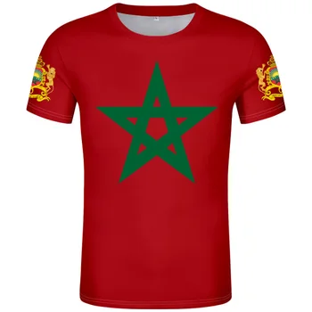 Тениска на националния Отбор на Мароко, бързосъхнеща тениска, Безплатна Индивидуална Арабска Държава, Текстов Принт, Снимки, Спортни дрехи, Мъжки Модни тениска