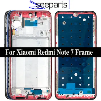 Черен/Син/Червен, За Xiaomi Redmi Note 7 Корпус Средната Рамка Рамка Средната Резервни Части За Redmi Note 7 Pro Средната Рамка